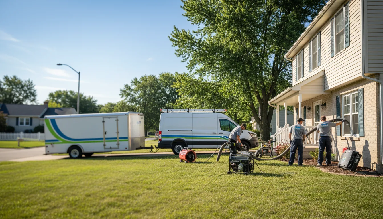 Flooded Basement Restoration And Cleanup With Repair in Addison, MI near me